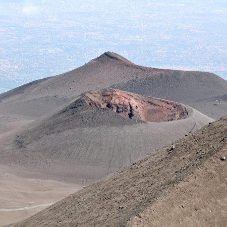 maanlandschap Etna uitzicht krater