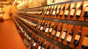 Wijnmuseum Barolo wijnflessen